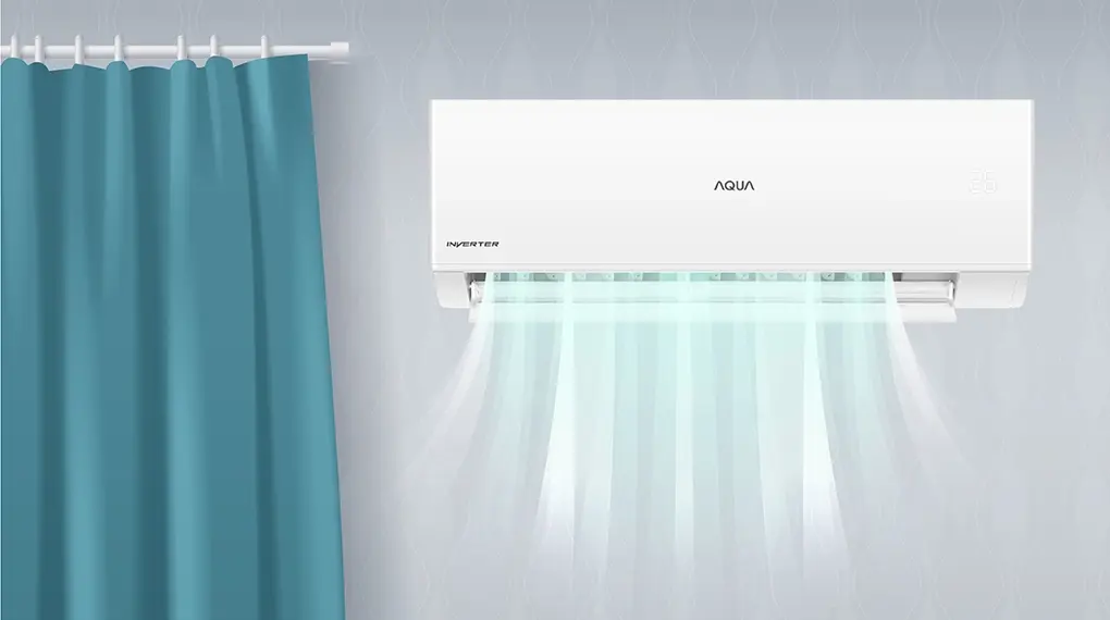 máy lạnh aqua inverter 1.5 hp aqa-rv13qc