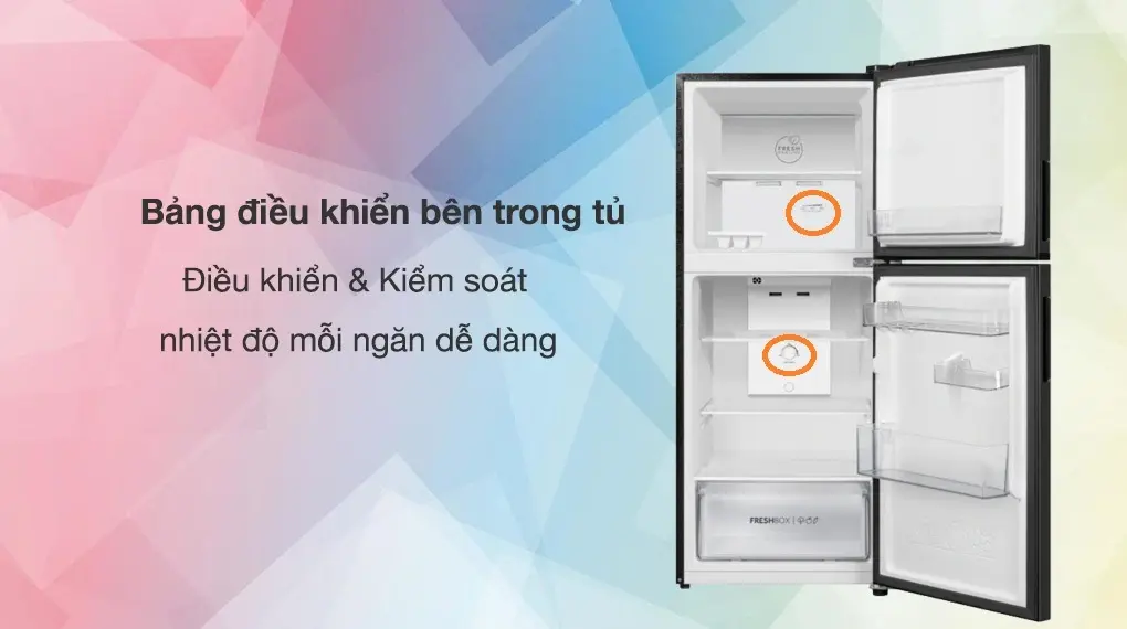 tủ lạnh aqua inverter 189 lít aqr-t220fa(fb)