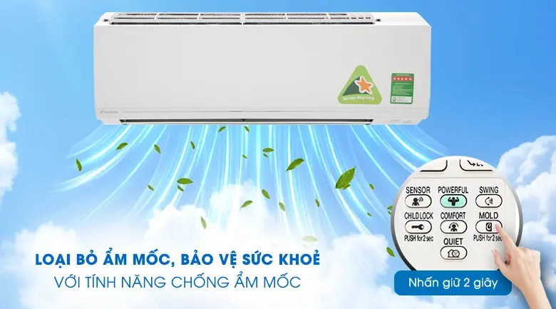 máy lạnh daikin inverter 1.5 hp atkc35uavmv
