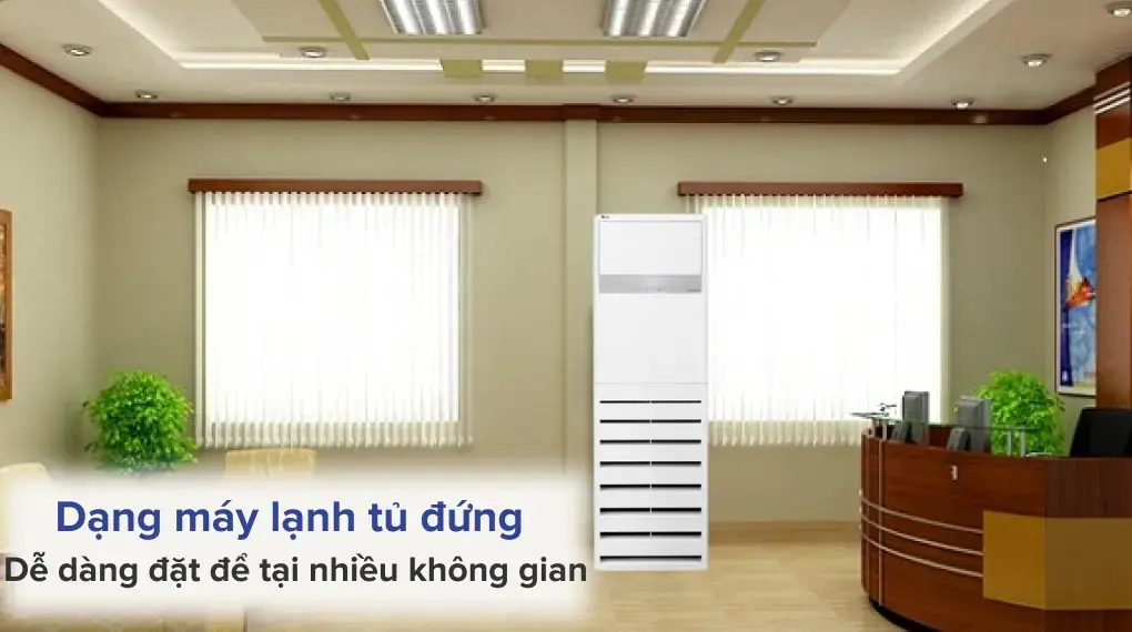 máy lạnh tủ đứng lg inverter 5 hp zpnq48gt3a0