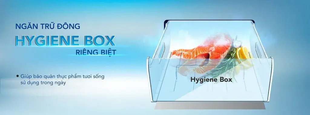 tủ đông đứng hòa phát hpf uah6106 106 lít 4 ngăn