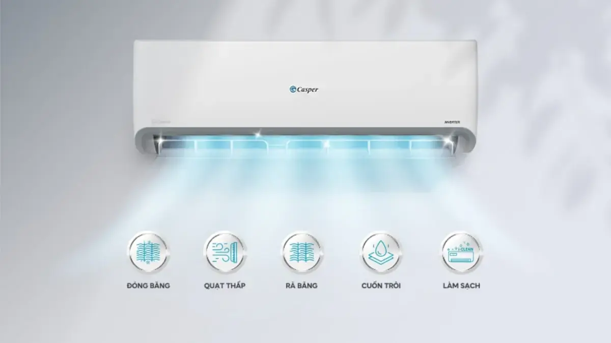 máy lạnh casper inverter 1 hp gc-09is35