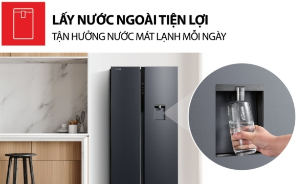 tủ lạnh toshiba inverter 596 lít gr-rs775wi-pmv(06)-mg