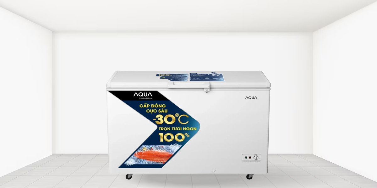 tủ đông aqua inverter 379 lít aqf-c4801en