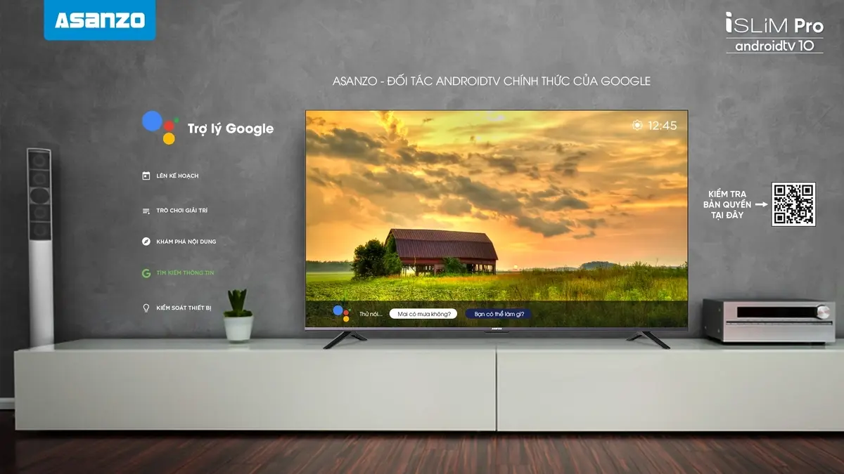 smart tivi asanzo 4k kính cường lực 50 inch - 50ag600k