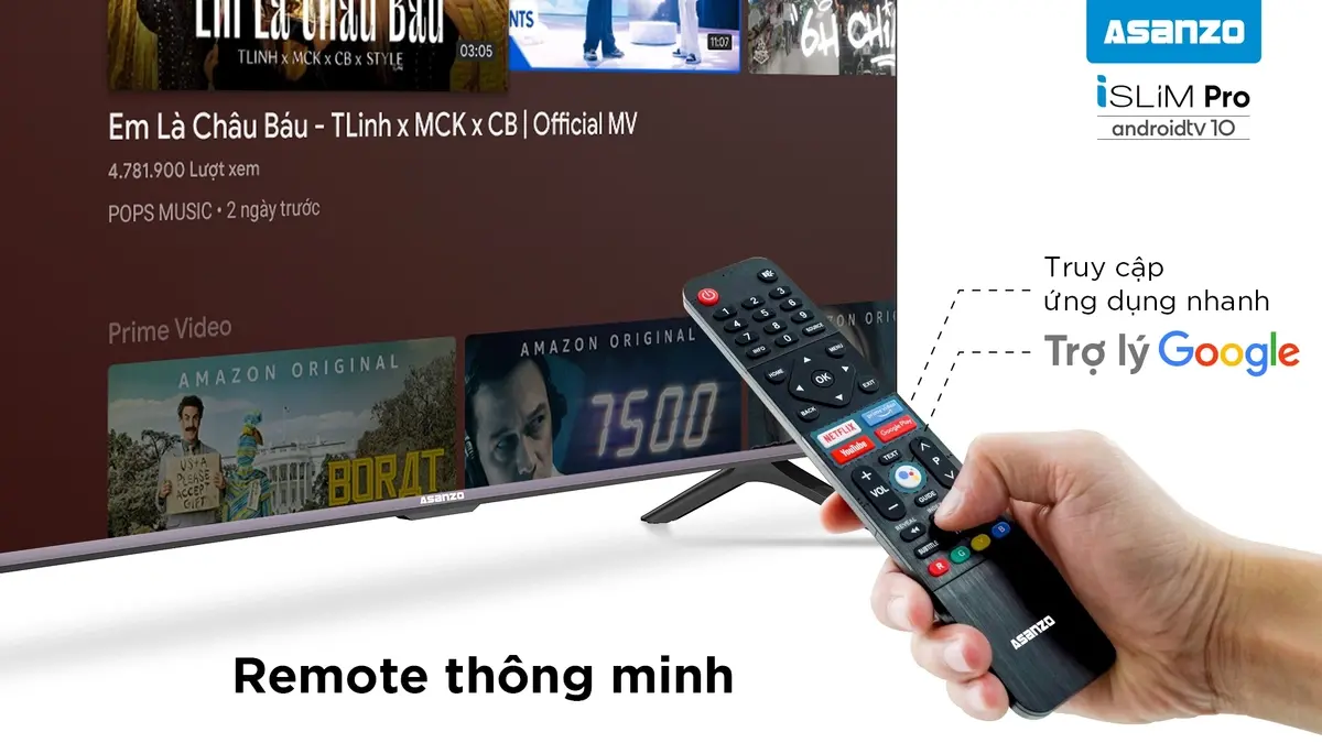 smart tivi asanzo 4k kính cường lực 50 inch - 50ag600k