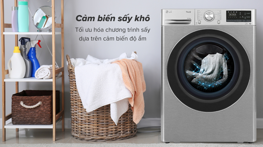 máy sấy bơm nhiệt lg 10.5 kg dvhp50p