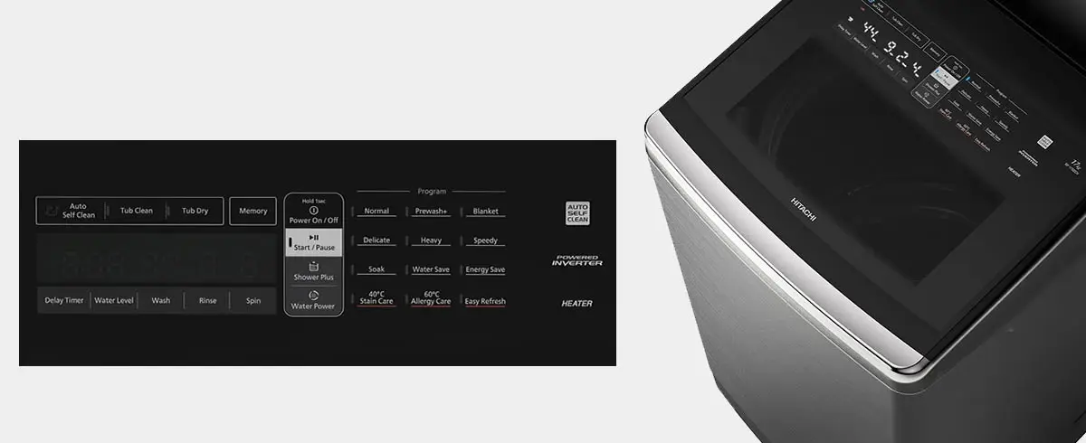 máy giặt hitachi inverter 17 kg sf-170zcv ss