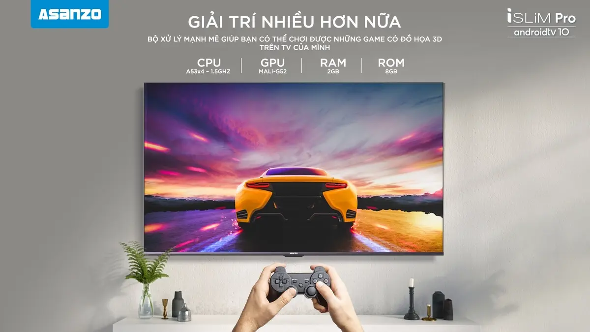 smart tivi asanzo 4k kính cường lực 50 inch - 50ag600k