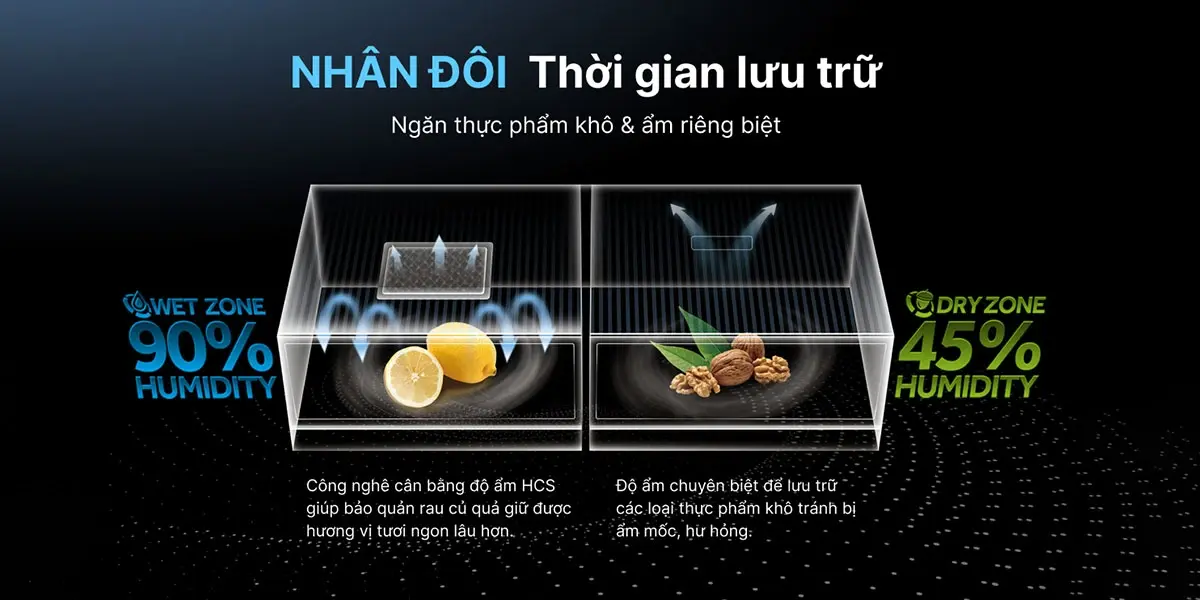 tủ lạnh aqua inverter 456 lít aqr-m530em (slb)