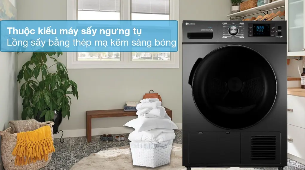 máy sấy ngưng tụ casper 8 kg td – 80cgb