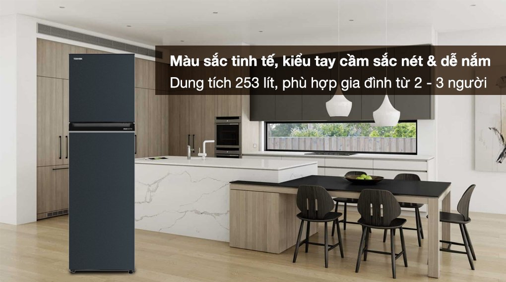 tủ lạnh toshiba inverter 253 lít gr-rt329we-pmv(52)