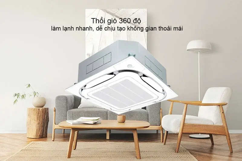 máy lạnh âm trần daikin inverter 3.5 hp fcfc85dvm/rzfc85dvm+brc7f635f9+bycq125eaf (1 pha)