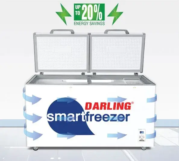 tủ đông darling 2 ngăn 360 lít dmf-3699ws-2