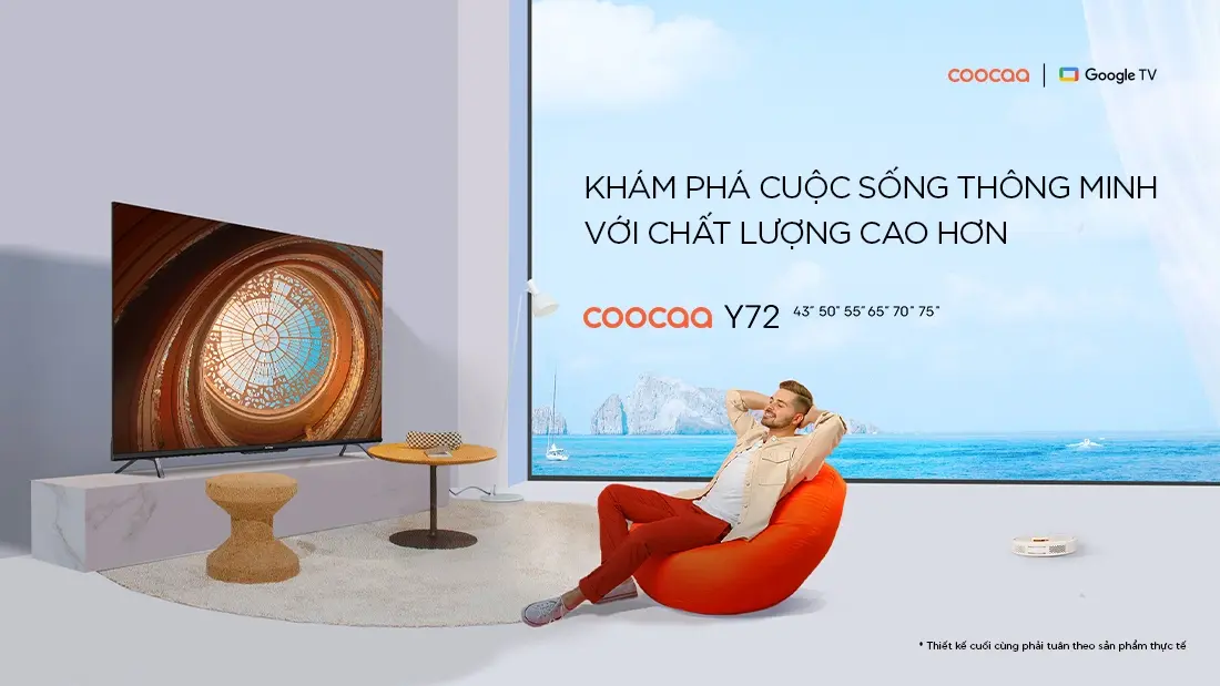 google tivi qled coocaa 50 inch 50y72 pro