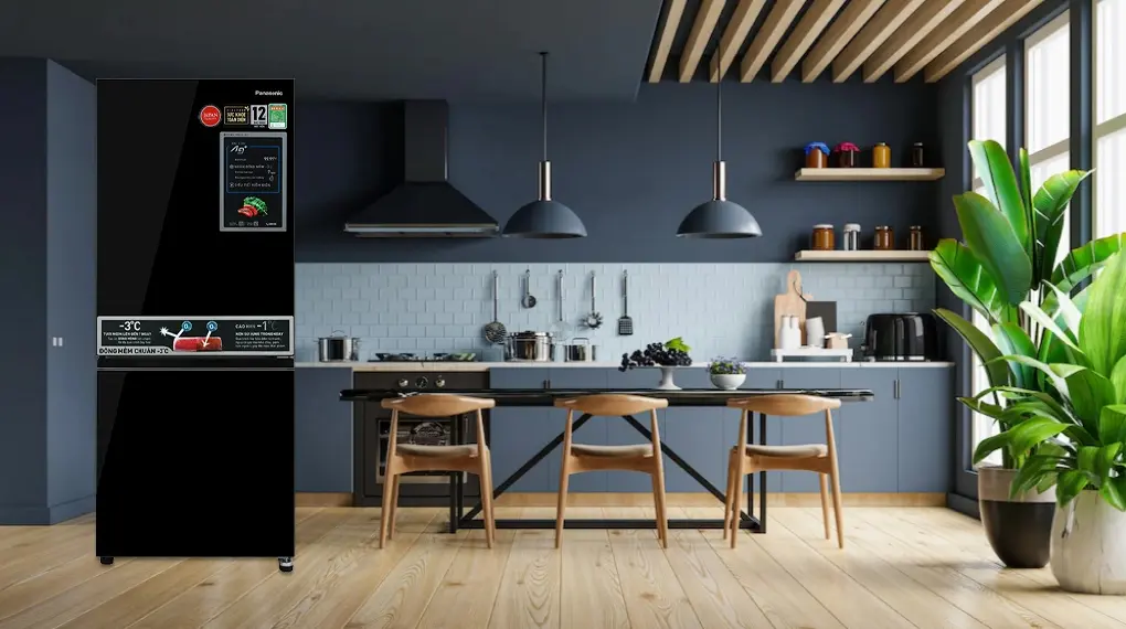 tủ lạnh panasonic inverter 255 lít nr-bv281bgmv mẫu 2023