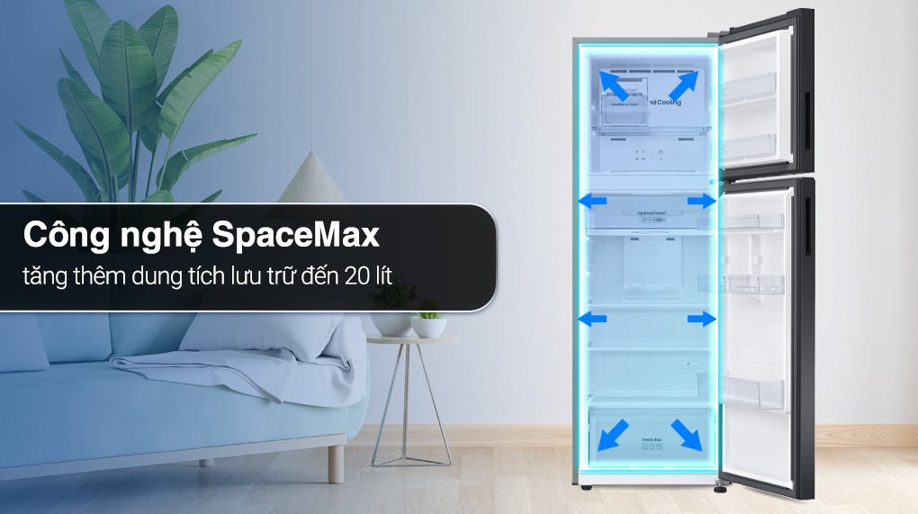 tủ lạnh samsung inverter 305 lít bespoke rt31cb56248asv