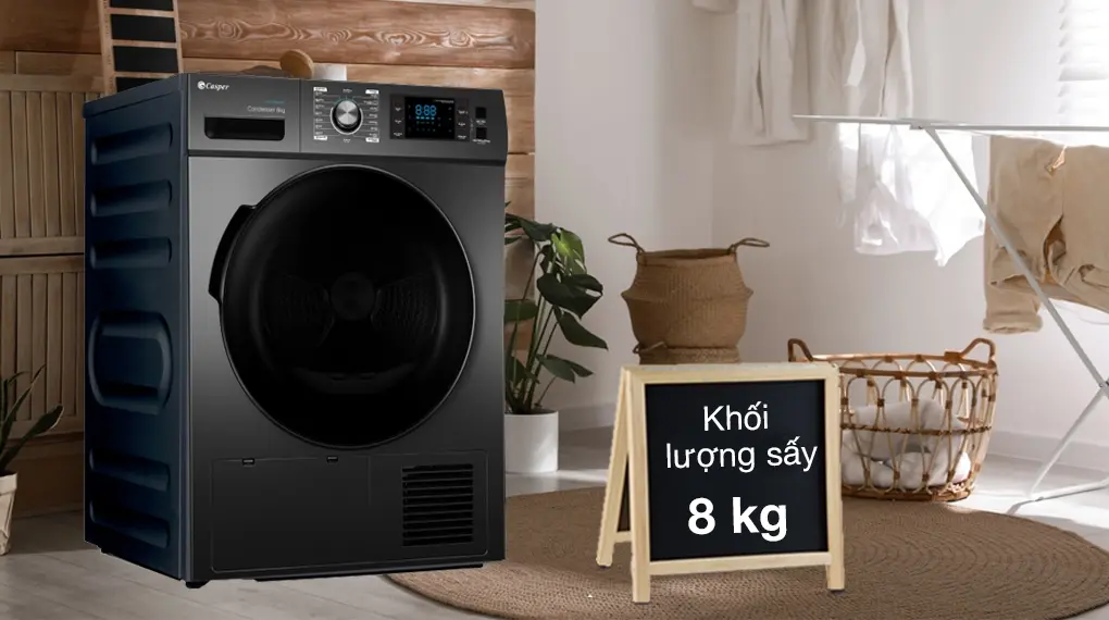 máy sấy ngưng tụ casper 8 kg td – 80cgb