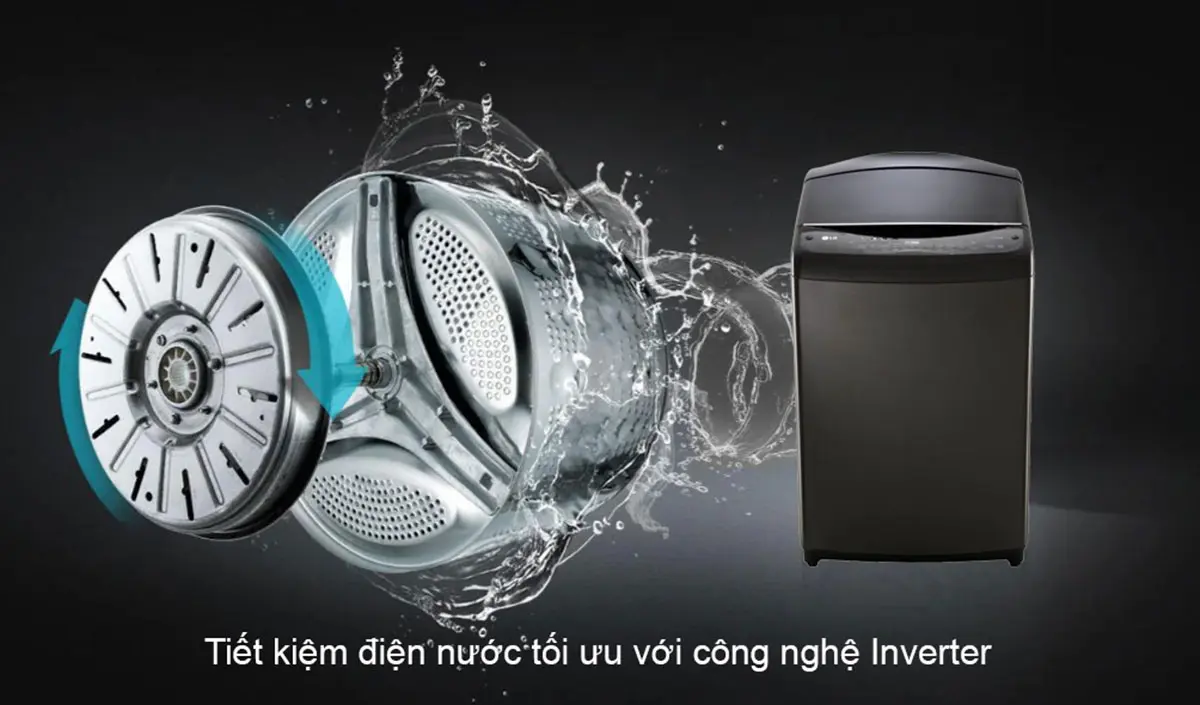 máy giặt lg inverter 20 kg tv2520dv7j
