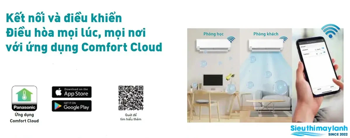 máy lạnh panasonic inverter 2.5 hp cu/cs-u24zkh-8