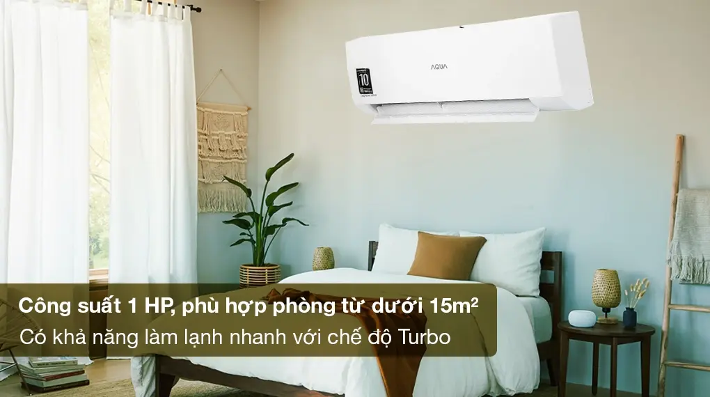 máy lạnh aqua inverter 1 hp aqa-rv9qa