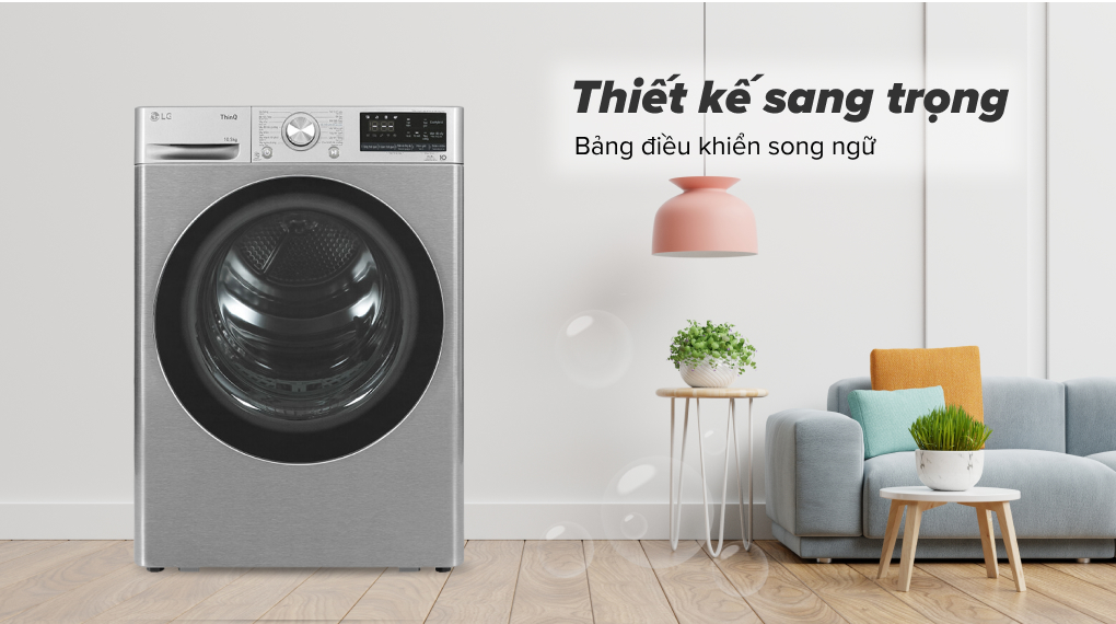 máy sấy bơm nhiệt lg 10.5 kg dvhp50p