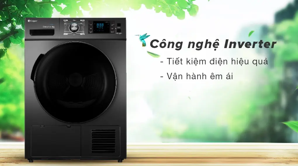 máy sấy ngưng tụ casper 8 kg td – 80cgb