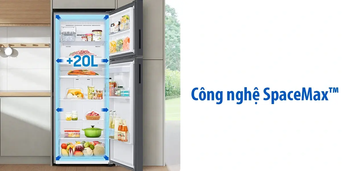 tủ lạnh samsung inverter 348 lít rt35cg5424b1sv