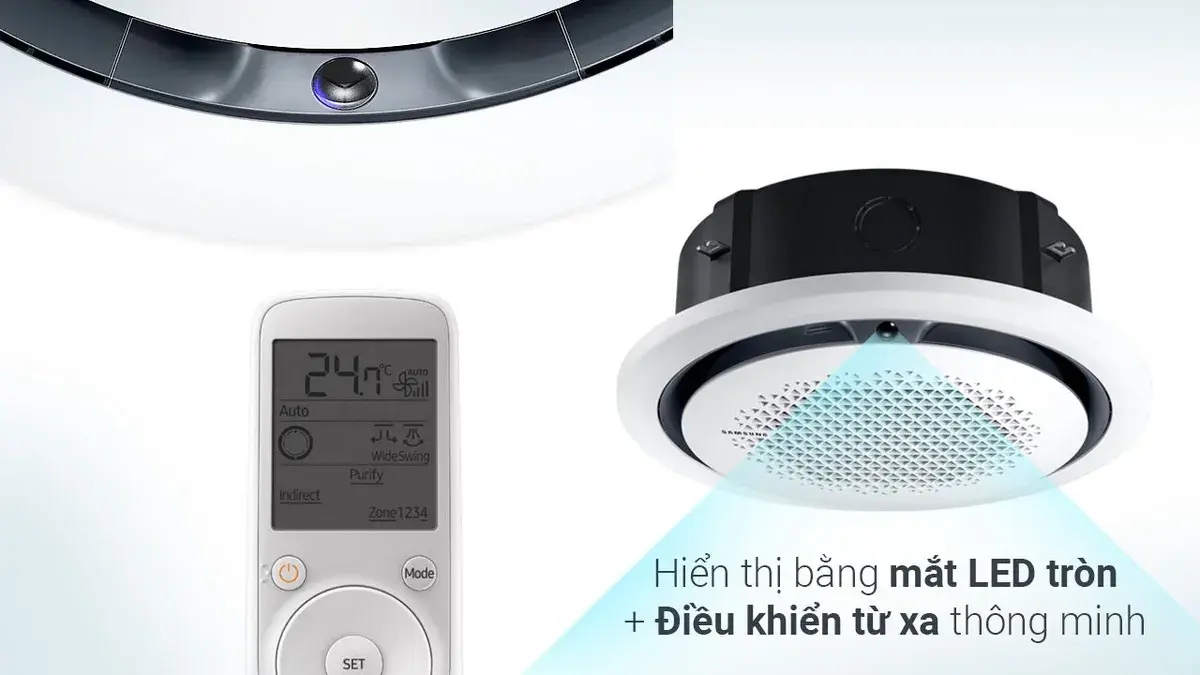 máy lạnh âm trần 360 độ samsung inverter ac100tn4pkc/ea (4.0hp) - 3 pha