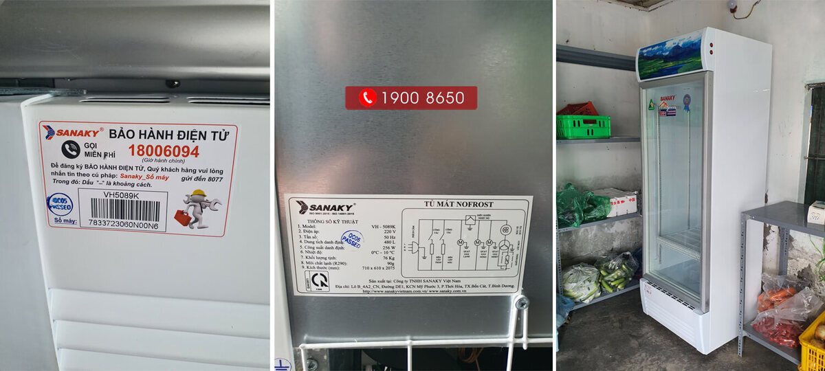tủ mát sanaky vh-5089k dàn lạnh đồng 480 lít