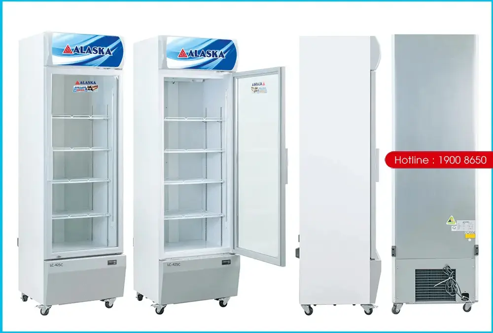 tủ mát alaska 500 lít lc-425c 1 cửa mở