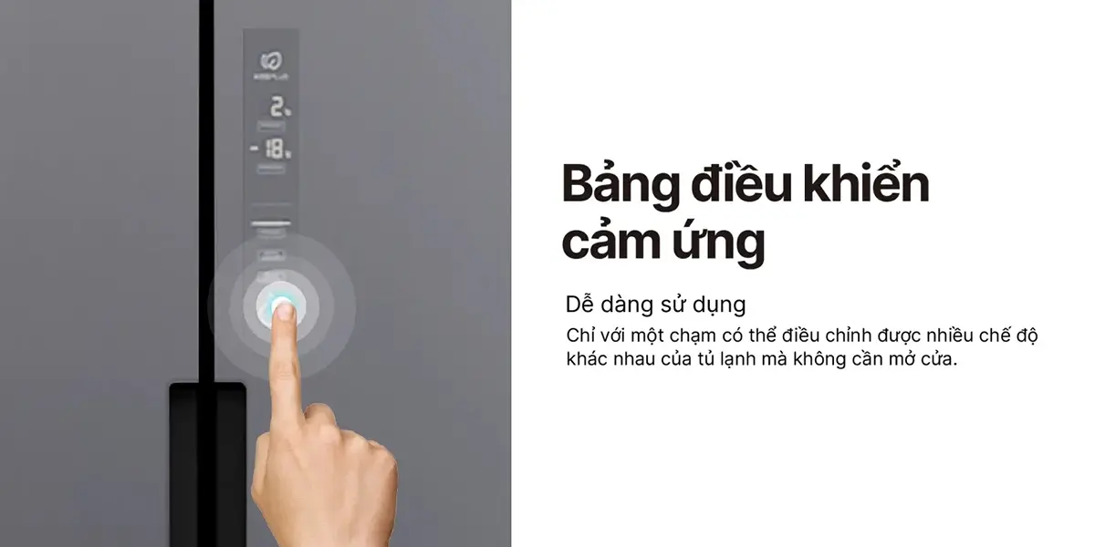 tủ lạnh aqua inverter 456 lít aqr-m530em (slb)