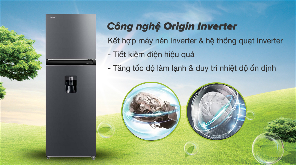 tủ lạnh toshiba inverter 336 lít gr-rt435wea-pmv(06)-mg