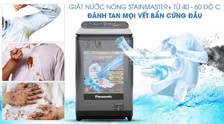 máy giặt panasonic inverter 11.5 kg na-fd11vr1bv