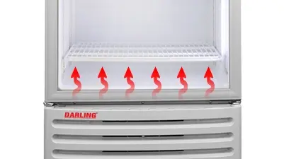 tủ mát darling đèn led 450l dl-4000a2