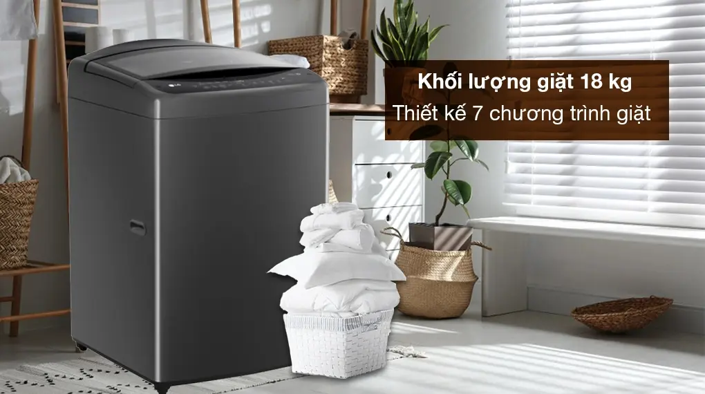 máy giặt lg inverter 18 kg tv2518dv3b