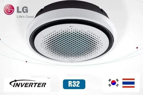 máy lạnh âm trần 360 độ lg inverter 5.0 hp (5 ngựa) ztnq48gyla0 - gas r32