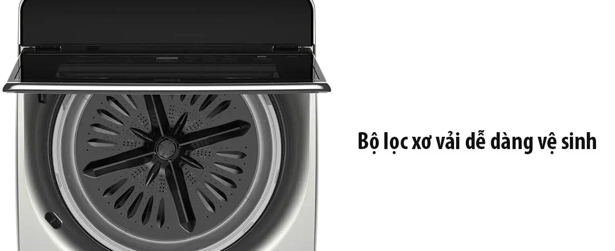 máy giặt hitachi inverter 17 kg sf-170zcv ss