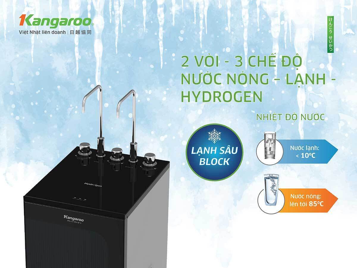 máy lọc nước ro nóng lạnh kangaroo kg10a16