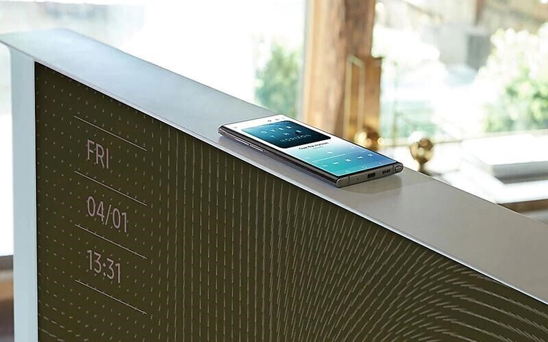 smart tivi samsung 4k the serif 55 inch qa55ls01bb