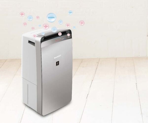 máy lọc không khí và hút ẩm sharp dw-j27fv-s