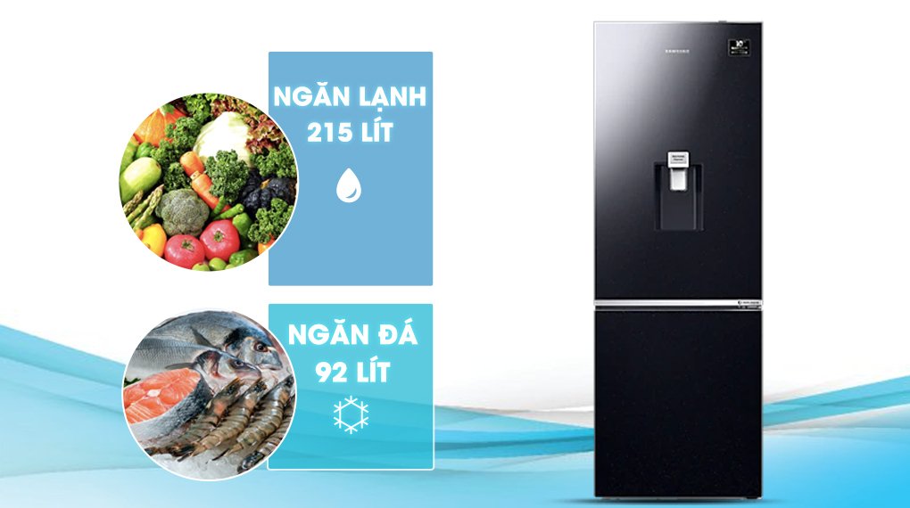 tủ lạnh samsung inverter 307 lít rb30n4190bu/sv
