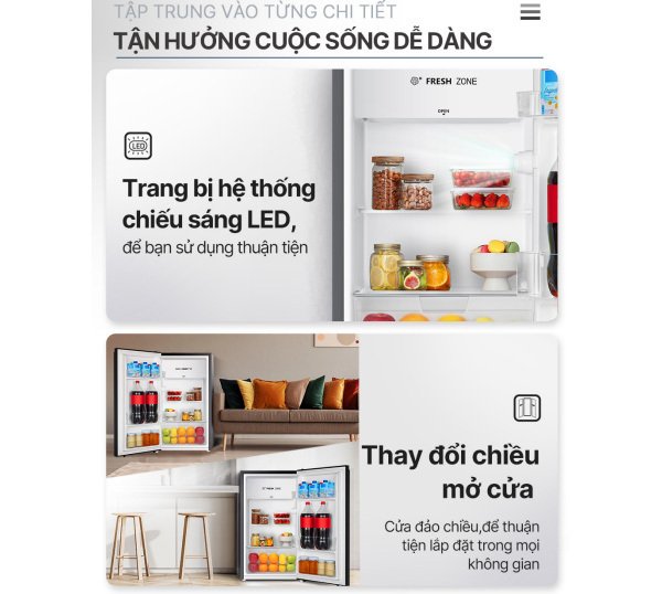 tủ lạnh mini hisense 90 lít hr09db