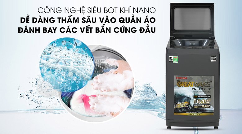 máy giặt toshiba inverter 10.5 kg aw-duk1150hv(mg)
