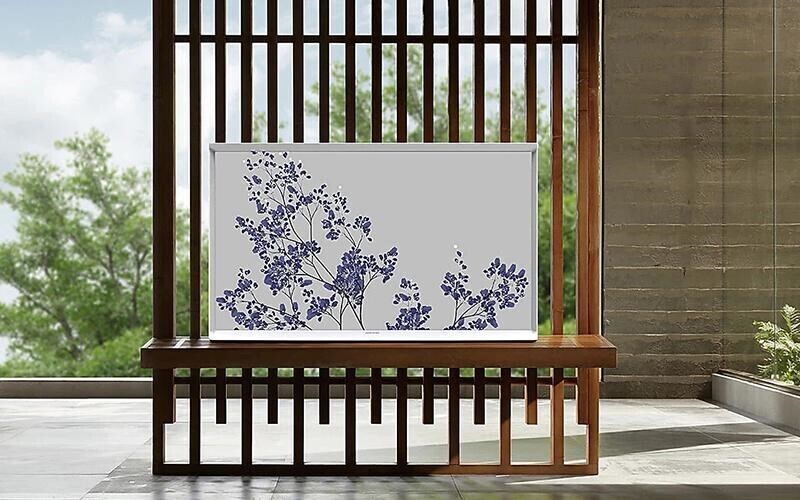 smart tivi samsung 4k the serif 55 inch qa55ls01bb