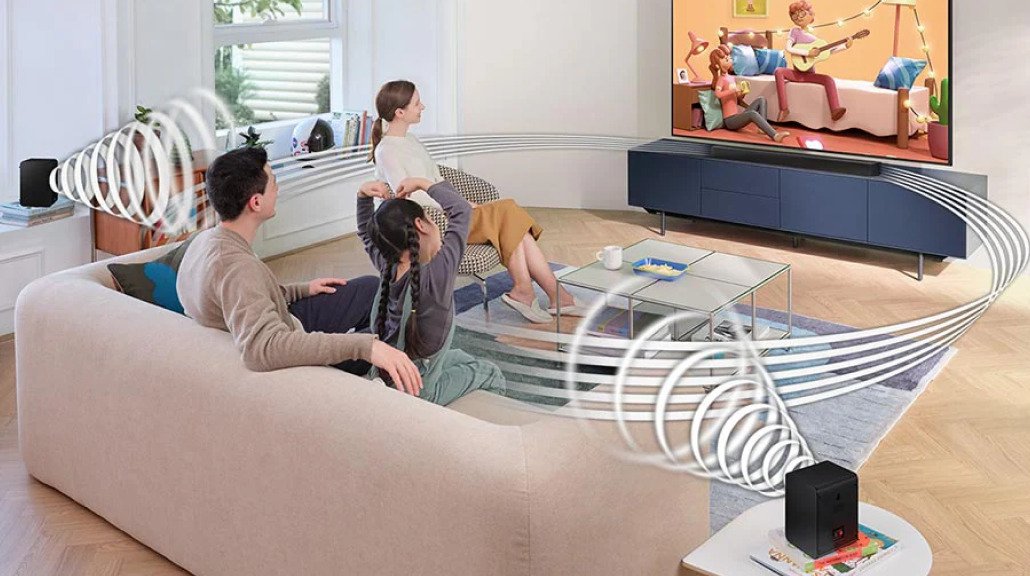 bộ loa thanh samsung hw-c450/xv 300w