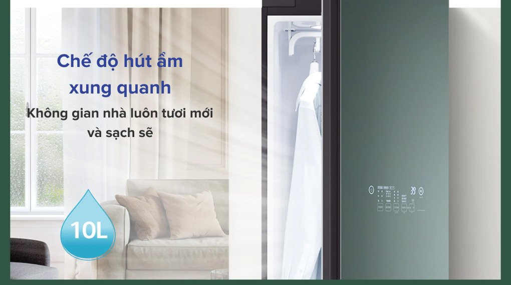tủ chăm sóc quần áo thông minh lg styler inverter 5 móc s5goc