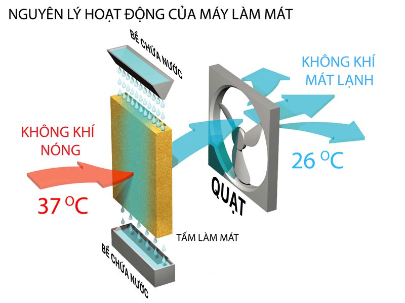 máy làm mát dân dụng daikiosan dm108