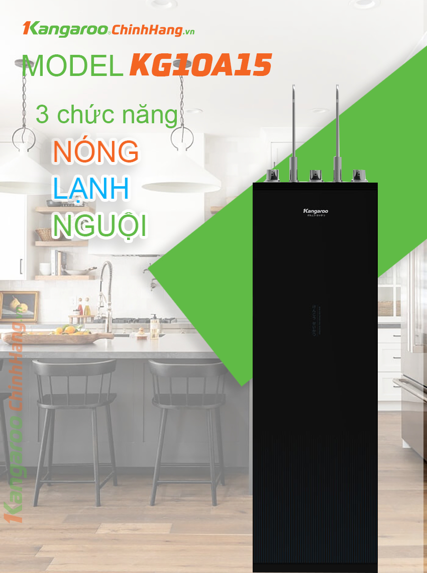máy lọc nước nóng lạnh kangaroo kg10a15