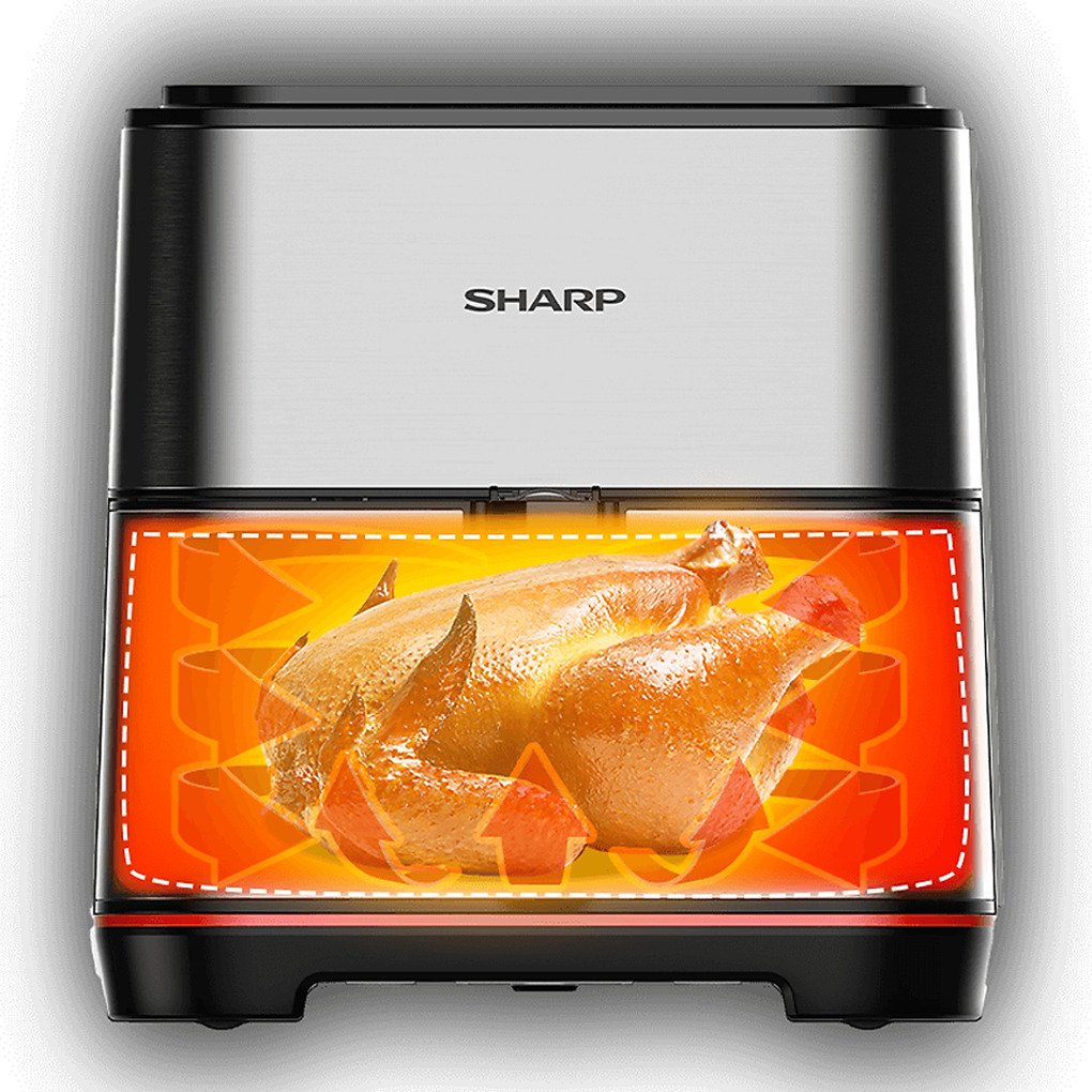 nồi chiên không dầu sharp kf-af50ev-st